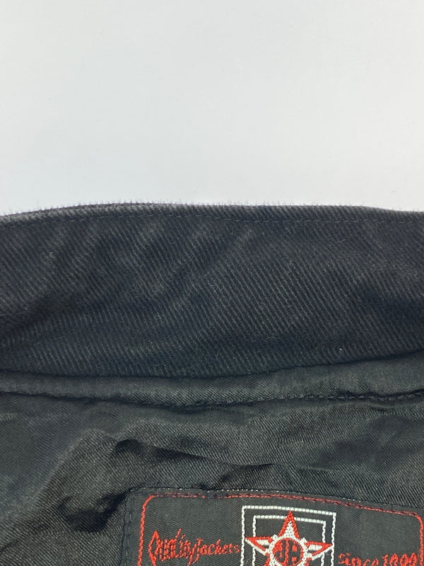 【中古品】【メンズ】 JH DESIGN ジェイエイチ デザイン レーシングジャケット メンズ アウター ブルゾン ワッペン 刺繍 146-261005-em-19-min サイズ：XXL カラー：ブラック 万代Net店