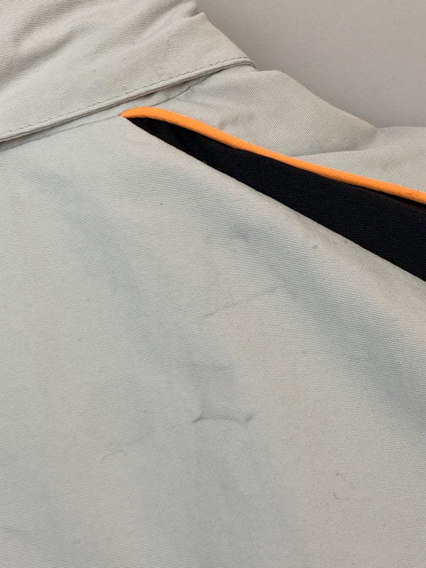 【中古品】【メンズ】 SUPREME シュプリーム × UMBRO アンブロ 22SS TRACK JACKET トラック ジャケット フルジップ フード付き メンズ アウター ナイロンジャケット 149-261007-em-23-min サイズ：XL カラー：グレー 万代Net店