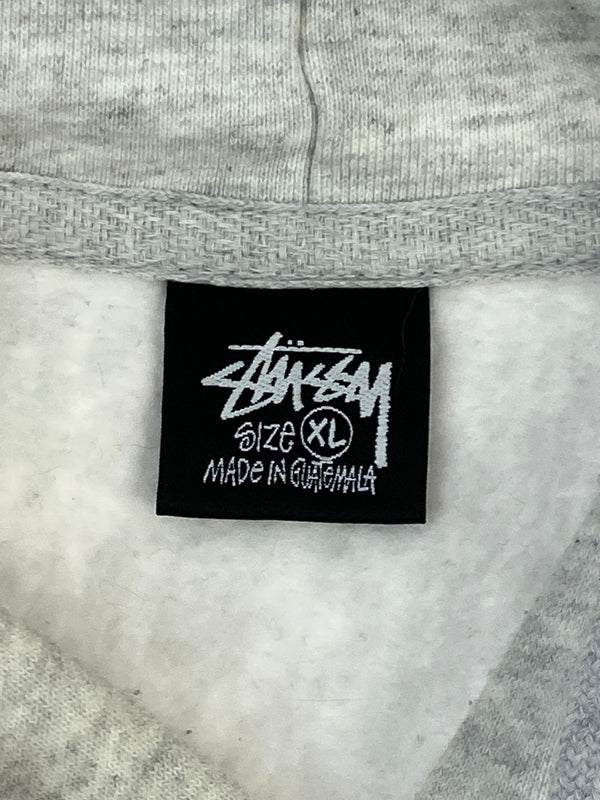 【中古品】【メンズ】 STUSSY ステューシー PULLOVER HOODIE プルオーバー フーディ メンズ トップス パーカー フード付き スウェット 142-261005-em-07-min サイズ：XL カラー：ライトグレー 万代Net店