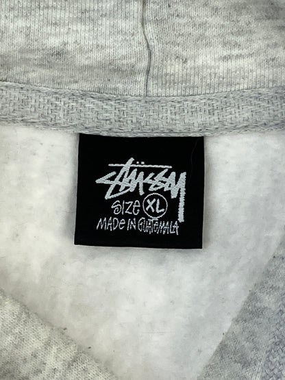 【中古品】【メンズ】 STUSSY ステューシー PULLOVER HOODIE プルオーバー フーディ メンズ トップス パーカー フード付き スウェット 142-261005-em-07-min サイズ：XL カラー：ライトグレー 万代Net店