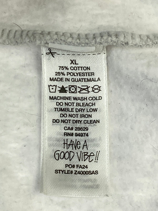 【中古品】【メンズ】 STUSSY ステューシー PULLOVER HOODIE プルオーバー フーディ メンズ トップス パーカー フード付き スウェット 142-261005-em-07-min サイズ：XL カラー：ライトグレー 万代Net店