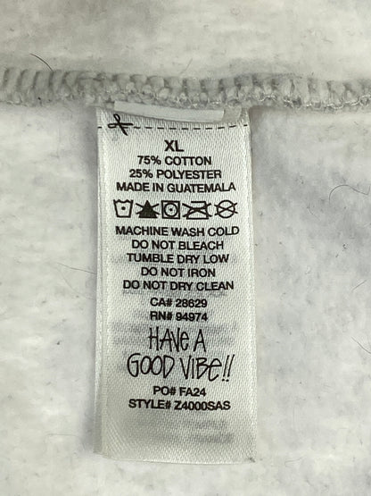 【中古品】【メンズ】 STUSSY ステューシー PULLOVER HOODIE プルオーバー フーディ メンズ トップス パーカー フード付き スウェット 142-261005-em-07-min サイズ：XL カラー：ライトグレー 万代Net店