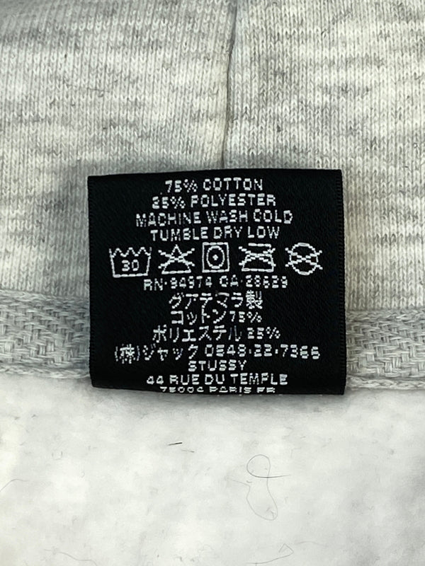 【中古品】【メンズ】 STUSSY ステューシー PULLOVER HOODIE プルオーバー フーディ メンズ トップス パーカー フード付き スウェット 142-261005-em-07-min サイズ：XL カラー：ライトグレー 万代Net店