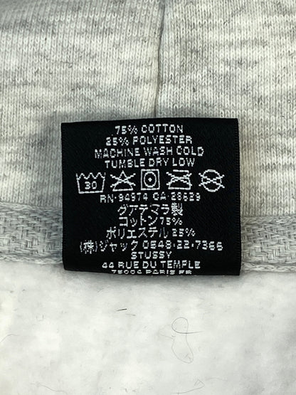 【中古品】【メンズ】 STUSSY ステューシー PULLOVER HOODIE プルオーバー フーディ メンズ トップス パーカー フード付き スウェット 142-261005-em-07-min サイズ：XL カラー：ライトグレー 万代Net店