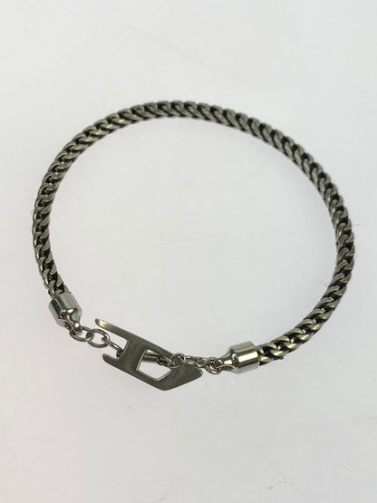 【中古品】【メンズ/レディース】 DIESEL ディーゼル チェーンブレスレット アクセサリー ジュエリー 腕輪 193-261008-em-16-min カラー：シルバー 万代Net店