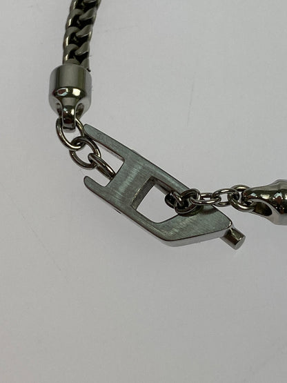 【中古品】【メンズ/レディース】 DIESEL ディーゼル チェーンブレスレット アクセサリー ジュエリー 腕輪 193-261008-em-16-min カラー：シルバー 万代Net店