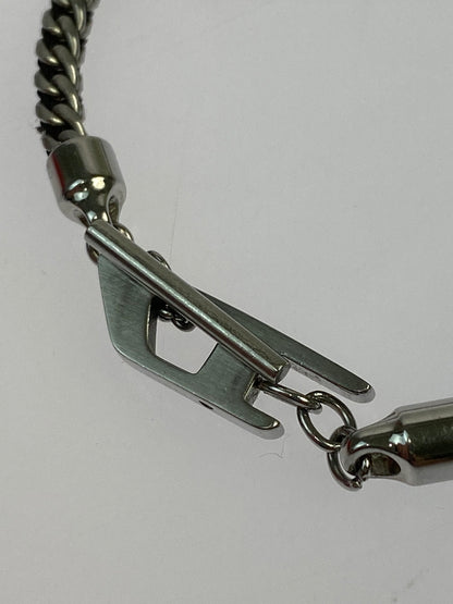【中古品】【メンズ/レディース】 DIESEL ディーゼル チェーンブレスレット アクセサリー ジュエリー 腕輪 193-261008-em-16-min カラー：シルバー 万代Net店