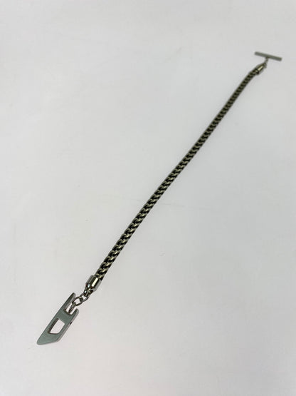 【中古品】【メンズ/レディース】 DIESEL ディーゼル チェーンブレスレット アクセサリー ジュエリー 腕輪 193-261008-em-16-min カラー：シルバー 万代Net店