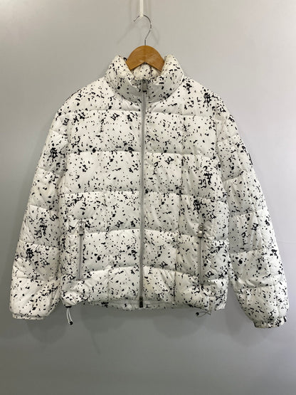 【現状渡し品】【メンズ】 ARMANI EXCHANGE アルマーニエクスチェンジ 6KZB06 ZNKRZ PUFFER JACKET パファージャケット 中綿ジャケット 141-261003-ta-28-min サイズ：M カラー：ホワイト/ブラック 万代Net店