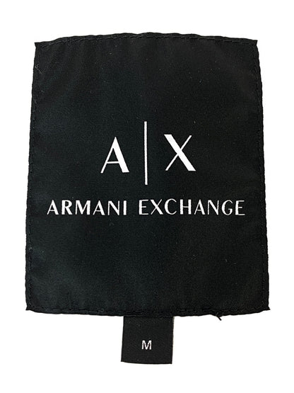 【現状渡し品】【メンズ】 ARMANI EXCHANGE アルマーニエクスチェンジ 6KZB06 ZNKRZ PUFFER JACKET パファージャケット 中綿ジャケット 141-261003-ta-28-min サイズ：M カラー：ホワイト/ブラック 万代Net店