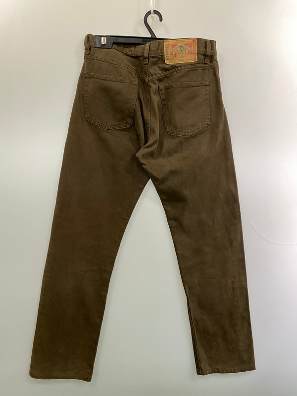 【中古品】【メンズ】 DIESEL ディーゼル PANTS 5355 デニム パンツ メンズ ボトムス ジーンズ コットン 152-261022-em-44-min サイズ：32 カラー：ブラウン 万代Net店