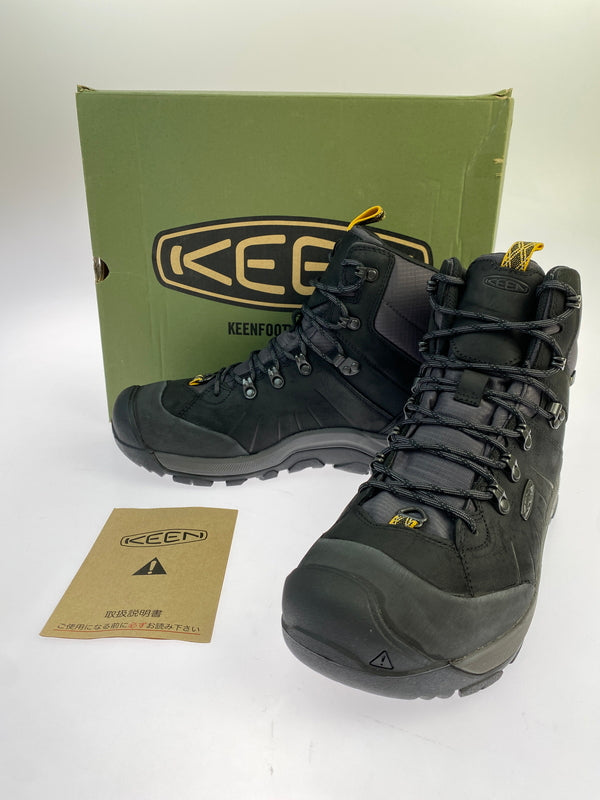 【中古品】【メンズ】 KEEN キーン REVEL IV MID POLAR トレッキングブーツ レヴェル フォー ミッド ポーラー 1023618 靴 シューズ 164-261011-hu-13-min カラー：ブラック 万代Net店
