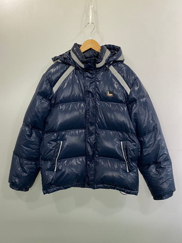 【中古品】【メンズ】 FUBU フブ DOWN JACKET ダウンジャケット メンズ アウター 146-261007-em-30-min サイズ：L カラー：ネイビー 万代Net店