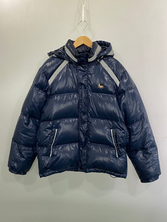 【中古品】【メンズ】 FUBU フブ DOWN JACKET ダウンジャケット メンズ アウター 146-261007-em-30-min サイズ：L カラー：ネイビー 万代Net店