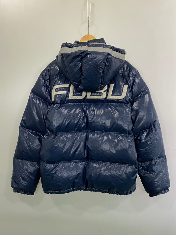 【中古品】【メンズ】 FUBU フブ DOWN JACKET ダウンジャケット メンズ アウター 146-261007-em-30-min サイズ：L カラー：ネイビー 万代Net店
