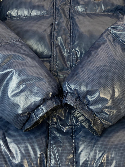 【中古品】【メンズ】 FUBU フブ DOWN JACKET ダウンジャケット メンズ アウター 146-261007-em-30-min サイズ：L カラー：ネイビー 万代Net店