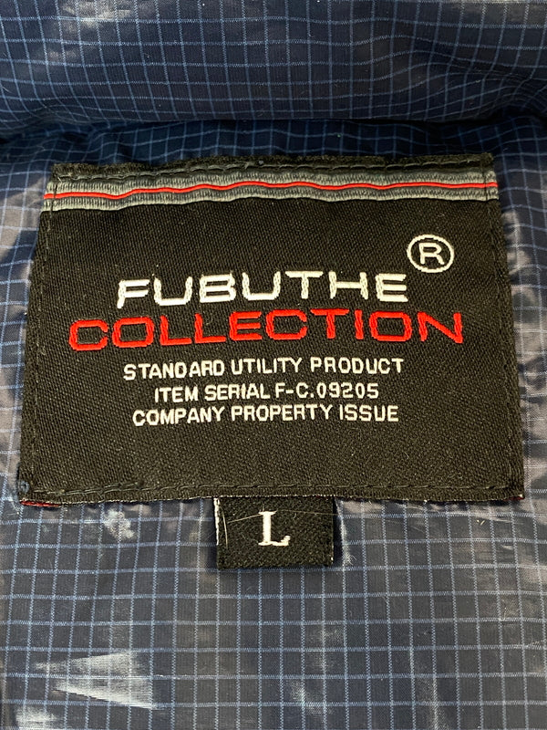 【中古品】【メンズ】 FUBU フブ DOWN JACKET ダウンジャケット メンズ アウター 146-261007-em-30-min サイズ：L カラー：ネイビー 万代Net店