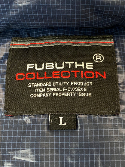 【中古品】【メンズ】 FUBU フブ DOWN JACKET ダウンジャケット メンズ アウター 146-261007-em-30-min サイズ：L カラー：ネイビー 万代Net店