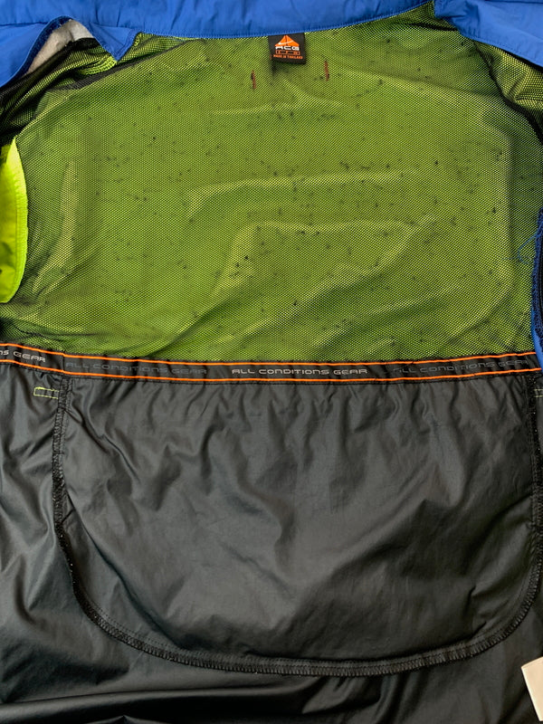 【現状渡し品】【メンズ】 NIKE ACG ナイキ エーシージー 90S CLIMA-FIT MOUNTAIN JACKET クライマフィット マウンテンパーカ ナイロンジャケット アウトドア 146-261010-ta-26-min サイズ：S カラー：マルチカラー 万代Net店