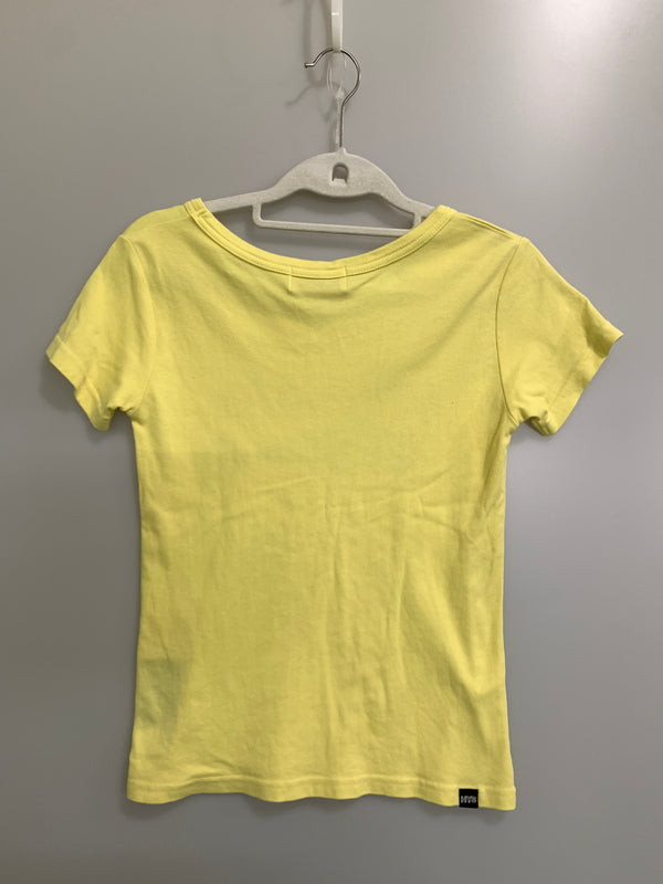 【中古品】【レディース】 HYSTERIC GLAMOUR ヒステリックグラマー 25SS SPEEDSTER チビTシャツ レディース トップス 半袖タイトTシャツ ベビーTシャツ 170-261008-em-41-min サイズ：FREE カラー：クリームイエロー 万代Net店