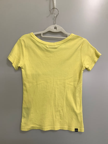 【中古品】【レディース】 HYSTERIC GLAMOUR ヒステリックグラマー 25SS SPEEDSTER チビTシャツ レディース トップス 半袖タイトTシャツ ベビーTシャツ 170-261008-em-41-min サイズ：FREE カラー：クリームイエロー 万代Net店