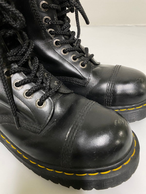 【中古品】【メンズ】 DR.MARTENS ドクターマーチン BXB ビーエックスビー スチールトゥ 10ホールブーツ 靴 シューズ ブーツ 164-261008-KS-04-min サイズ：US10L UK カラー：ブラック 万代Net店