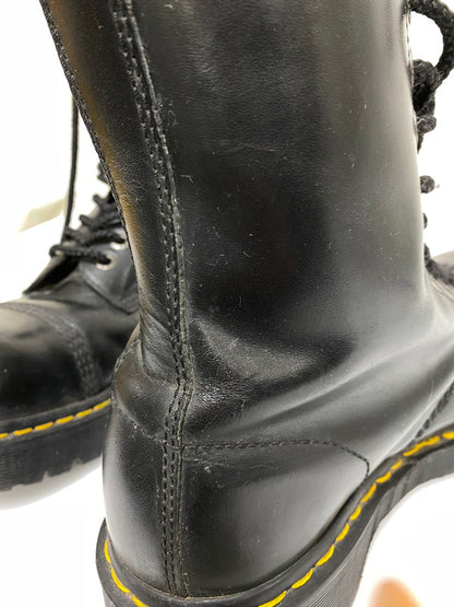 【中古品】【メンズ】 DR.MARTENS ドクターマーチン BXB ビーエックスビー スチールトゥ 10ホールブーツ 靴 シューズ ブーツ 164-261008-KS-04-min サイズ：US10L UK カラー：ブラック 万代Net店
