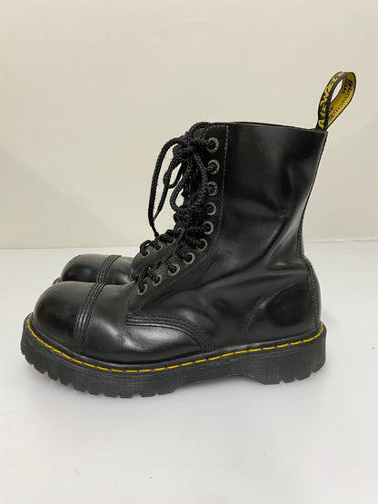【中古品】【メンズ】 DR.MARTENS ドクターマーチン BXB ビーエックスビー スチールトゥ 10ホールブーツ 靴 シューズ ブーツ 164-261008-KS-04-min サイズ：US10L UK カラー：ブラック 万代Net店
