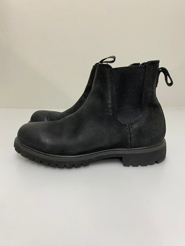 【中古品】【メンズ】 TIMBERLAND ティンバーランド サイドゴアブーツ A1Ｍ55 チェルシーブーツ メンズ シューズ レザー 164-261007-em-42-min サイズ：26.0cm カラー：ブラック 万代Net店