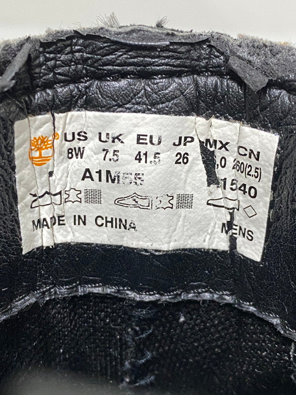 【中古品】【メンズ】 TIMBERLAND ティンバーランド サイドゴアブーツ A1Ｍ55 チェルシーブーツ メンズ シューズ レザー 164-261007-em-42-min サイズ：26.0cm カラー：ブラック 万代Net店