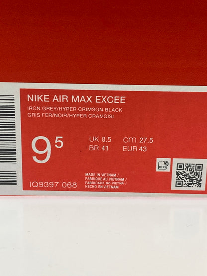 【中古品】【メンズ】 NIKE ナイキ AIR MAX EXCEE エアマックス エクシー IQ9397-068 靴 スニーカー シューズ 160-261011-hu-01-min カラー：IRON GREY / HYPER CRIMSON / BLACK 万代Net店