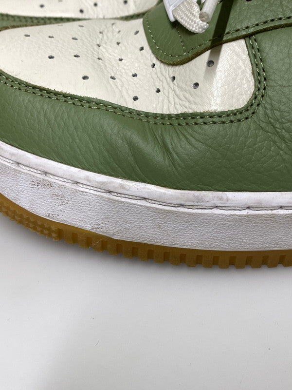 【中古品】【メンズ】 NIKE ナイキ BY YOU バイ ユー AIR FORCE 1 LOW エアー フォース ワン ロー HF0659-900 靴 シューズ スニーカー SNEAKER 160-261008-KS-17-min サイズ：29cm US11 カラー：グリーン/ホワイト 万代Net店