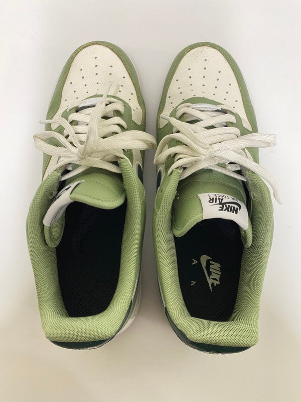 【中古品】【メンズ】 NIKE ナイキ BY YOU バイ ユー AIR FORCE 1 LOW エアー フォース ワン ロー HF0659-900 靴 シューズ スニーカー SNEAKER 160-261008-KS-17-min サイズ：29cm US11 カラー：グリーン/ホワイト 万代Net店