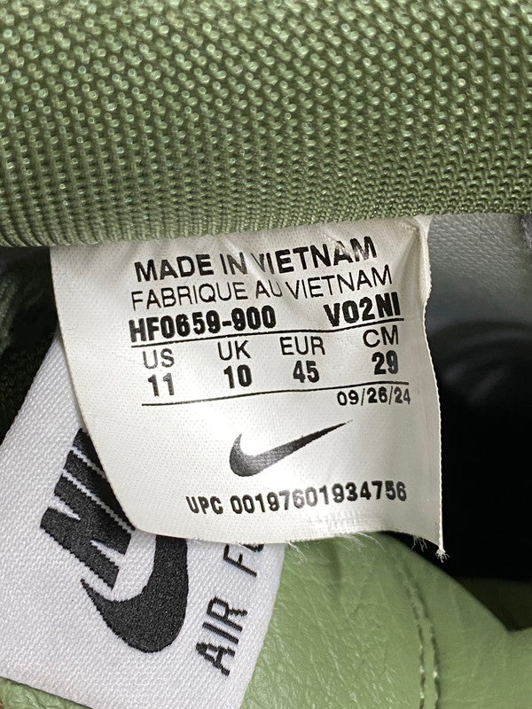 【中古品】【メンズ】 NIKE ナイキ BY YOU バイ ユー AIR FORCE 1 LOW エアー フォース ワン ロー HF0659-900 靴 シューズ スニーカー SNEAKER 160-261008-KS-17-min サイズ：29cm US11 カラー：グリーン/ホワイト 万代Net店