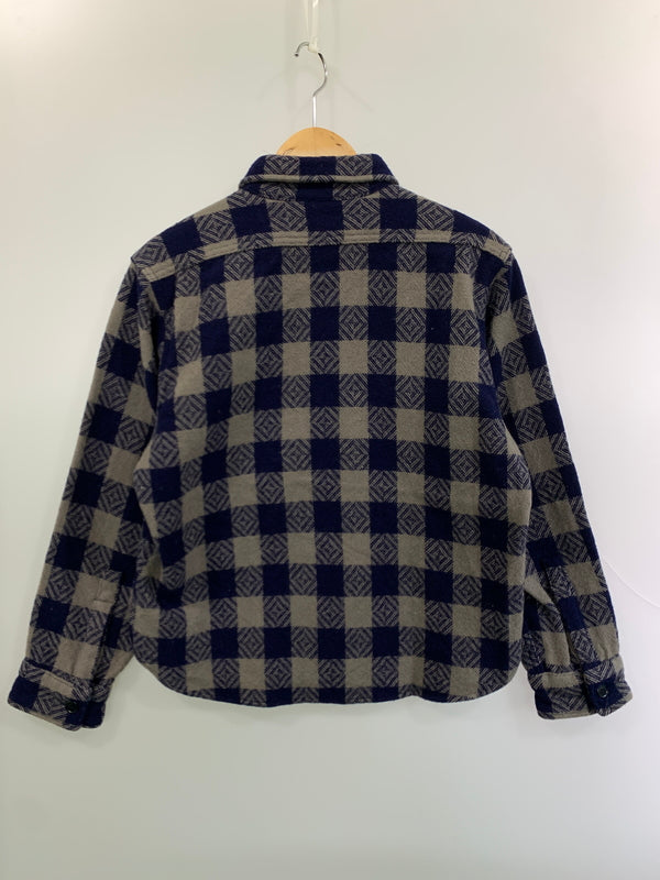 【中古品】【メンズ】 TENDERLOIN テンダーロイン 13AW T-BUFFALO CPO JACKET T-バッファロー CPO ジャケット シャツジャケット ウールジャケット 142-261010-ta-27-min サイズ：M カラー：ブルー/グレー系（チェック） 万代Net店