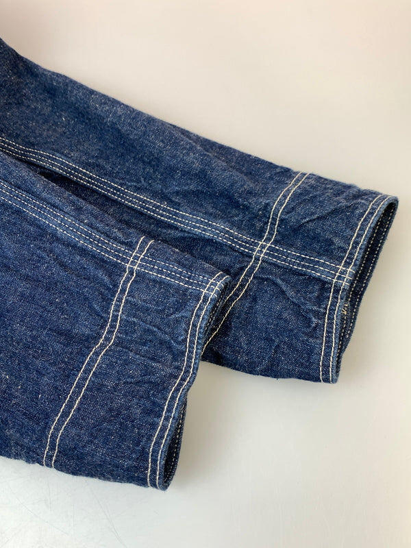 【中古品】【メンズ】 OR SLOW オアスロウ 50’S DENIM COVERALL 50年代 デニム カバーオール メンズ ヴィンテージ 145-261007-em-11-min サイズ：2 カラー：インディゴ 万代Net店