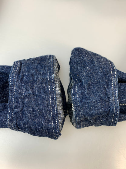 【中古品】【メンズ】 OR SLOW オアスロウ 50’S DENIM COVERALL 50年代 デニム カバーオール メンズ ヴィンテージ 145-261007-em-11-min サイズ：2 カラー：インディゴ 万代Net店