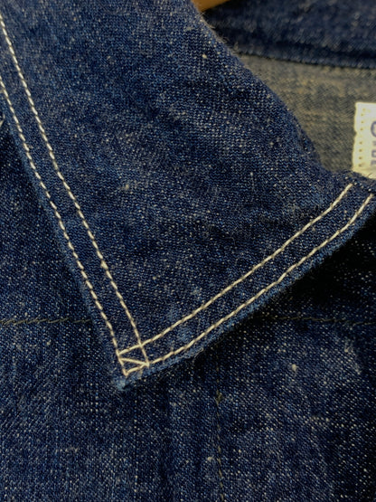 【中古品】【メンズ】 OR SLOW オアスロウ 50’S DENIM COVERALL 50年代 デニム カバーオール メンズ ヴィンテージ 145-261007-em-11-min サイズ：2 カラー：インディゴ 万代Net店