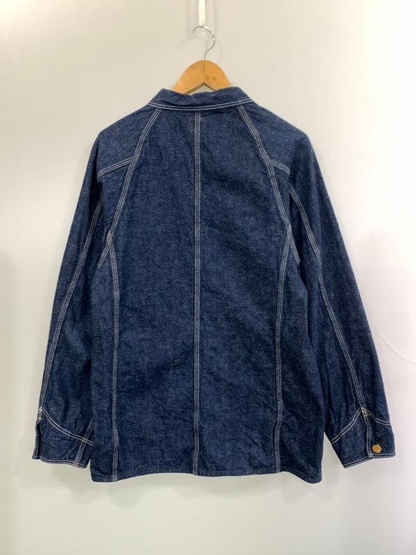 【中古品】【メンズ】 OR SLOW オアスロウ 50’S DENIM COVERALL 50年代 デニム カバーオール メンズ ヴィンテージ 145-261007-em-11-min サイズ：2 カラー：インディゴ 万代Net店