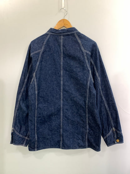 【中古品】【メンズ】 OR SLOW オアスロウ 50’S DENIM COVERALL 50年代 デニム カバーオール メンズ ヴィンテージ 145-261007-em-11-min サイズ：2 カラー：インディゴ 万代Net店