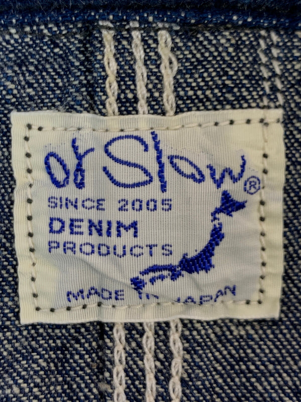 【中古品】【メンズ】 OR SLOW オアスロウ 50’S DENIM COVERALL 50年代 デニム カバーオール メンズ ヴィンテージ 145-261007-em-11-min サイズ：2 カラー：インディゴ 万代Net店