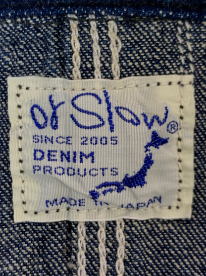 【中古品】【メンズ】 OR SLOW オアスロウ 50’S DENIM COVERALL 50年代 デニム カバーオール メンズ ヴィンテージ 145-261007-em-11-min サイズ：2 カラー：インディゴ 万代Net店