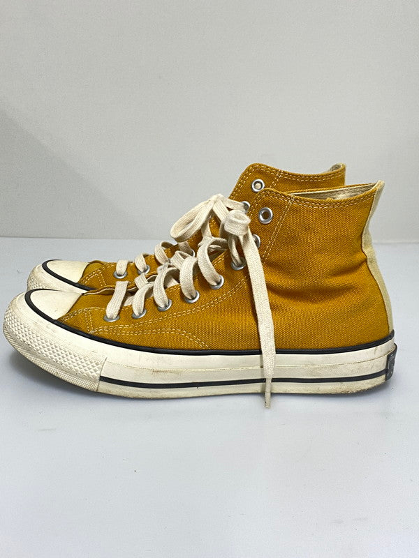 【中古品】【メンズ】 CONVERSE コンバース CHUCK TAYLOR CANVAS HI チャックテイラー キャンバス ハイ 1C1123 靴 シューズ スニーカー SNEAKER 162-261008-KS-11-min サイズ：26cm US7.5 カラー：マスタードイエロー 万代Net店