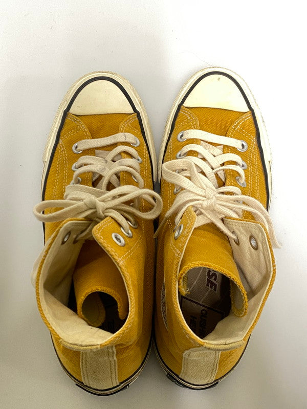 【中古品】【メンズ】 CONVERSE コンバース CHUCK TAYLOR CANVAS HI チャックテイラー キャンバス ハイ 1C1123 靴 シューズ スニーカー SNEAKER 162-261008-KS-11-min サイズ：26cm US7.5 カラー：マスタードイエロー 万代Net店