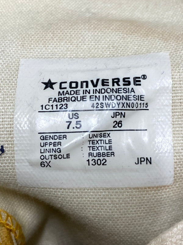 【中古品】【メンズ】 CONVERSE コンバース CHUCK TAYLOR CANVAS HI チャックテイラー キャンバス ハイ 1C1123 靴 シューズ スニーカー SNEAKER 162-261008-KS-11-min サイズ：26cm US7.5 カラー：マスタードイエロー 万代Net店