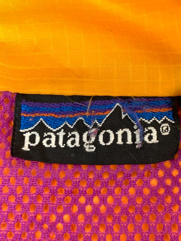 【現状渡し品】【メンズ】 PATAGONIA パタゴニア 90S ANORAK JACKET 90年代 アノラック ジャケット プルオーバー フード付き ナイロンジャケット メンズ アウター 144-261007-em-14-min サイズ：L カラー：オレンジ 万代Net店