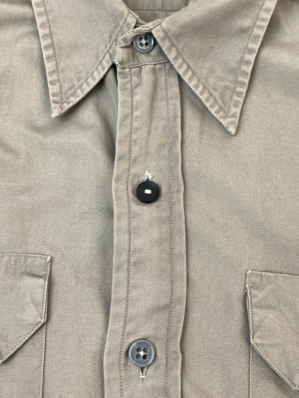【中古品】【メンズ】 BURTON'S バートンズ 50S LS WORK SHIRT 50年代 ロングスリーブ ワークシャツ メンズ 長袖シャツ ヴィンテージ 146-261007-em-12-min カラー：グレー系 万代Net店