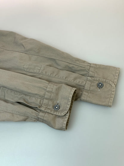 【中古品】【メンズ】 BURTON'S バートンズ 50S LS WORK SHIRT 50年代 ロングスリーブ ワークシャツ メンズ 長袖シャツ ヴィンテージ 146-261007-em-12-min カラー：グレー系 万代Net店