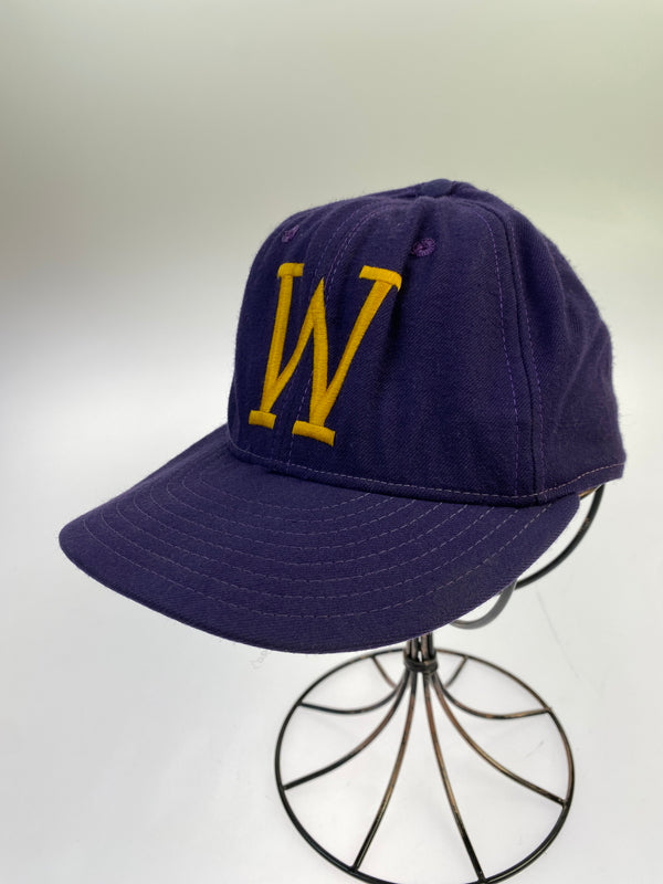 【中古品】【メンズ】 NEW ERA ニューエラ WASHINGTON HUSKIES CAP ワシントン ハスキーズ キャップ 帽子 185-261011-hu-17-min カラー：パープル 万代Net店
