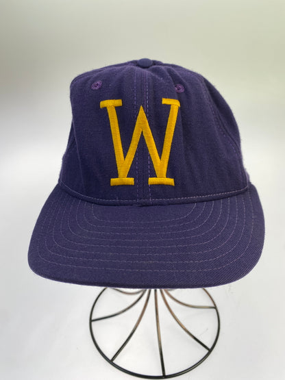 【中古品】【メンズ】 NEW ERA ニューエラ WASHINGTON HUSKIES CAP ワシントン ハスキーズ キャップ 帽子 185-261011-hu-17-min カラー：パープル 万代Net店